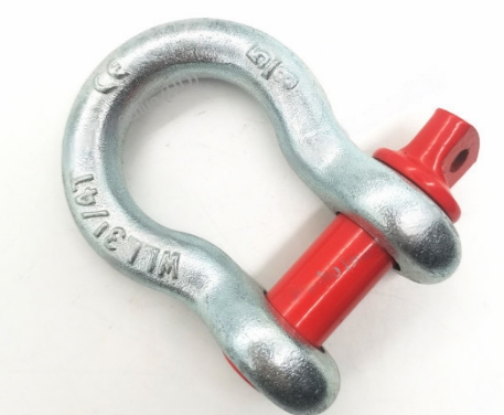 Manilha curva com pino